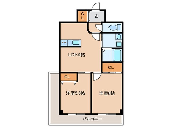 奈良田ハイツの物件間取画像